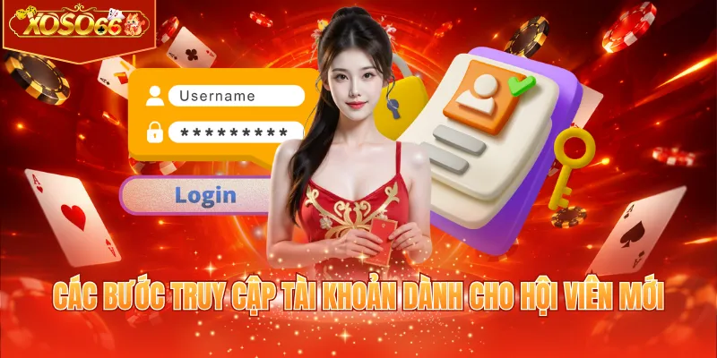 Các bước truy cập tài khoản dành cho hội viên mới
