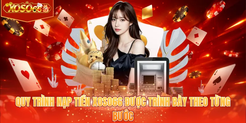 Quy trình nạp tiền XOSO66 được trình bày theo từng bước